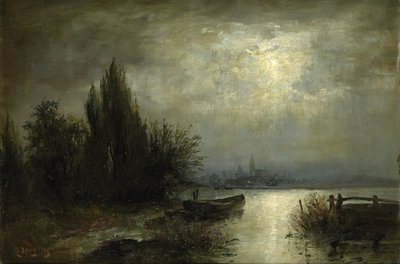 Moonlit Night by Louis Douzette